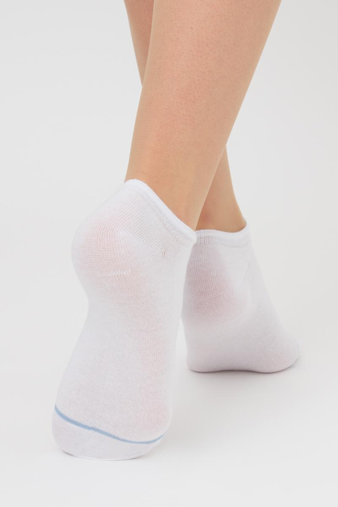 Набір кольорових жіночих шкарпеток WS1 SET 3 Giulia 5 пар (white/jeans/baby blue)