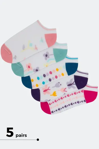 Набір кольорових жіночих шкарпеток WS1 SET 4 Giulia 5 пар(white)