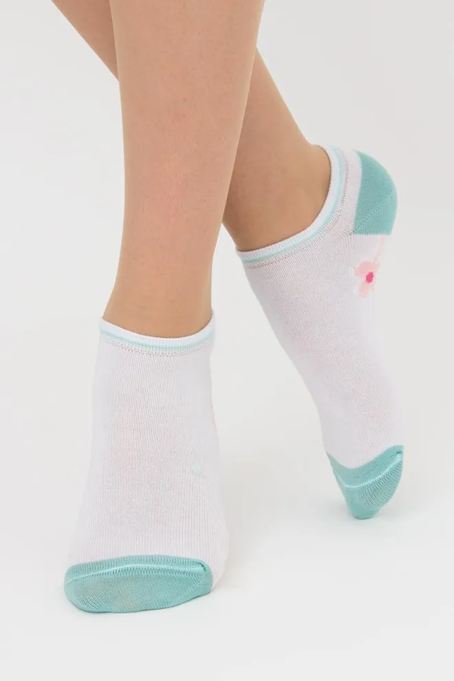 Набір кольорових жіночих шкарпеток WS1 SET 4 Giulia 5 пар(white)