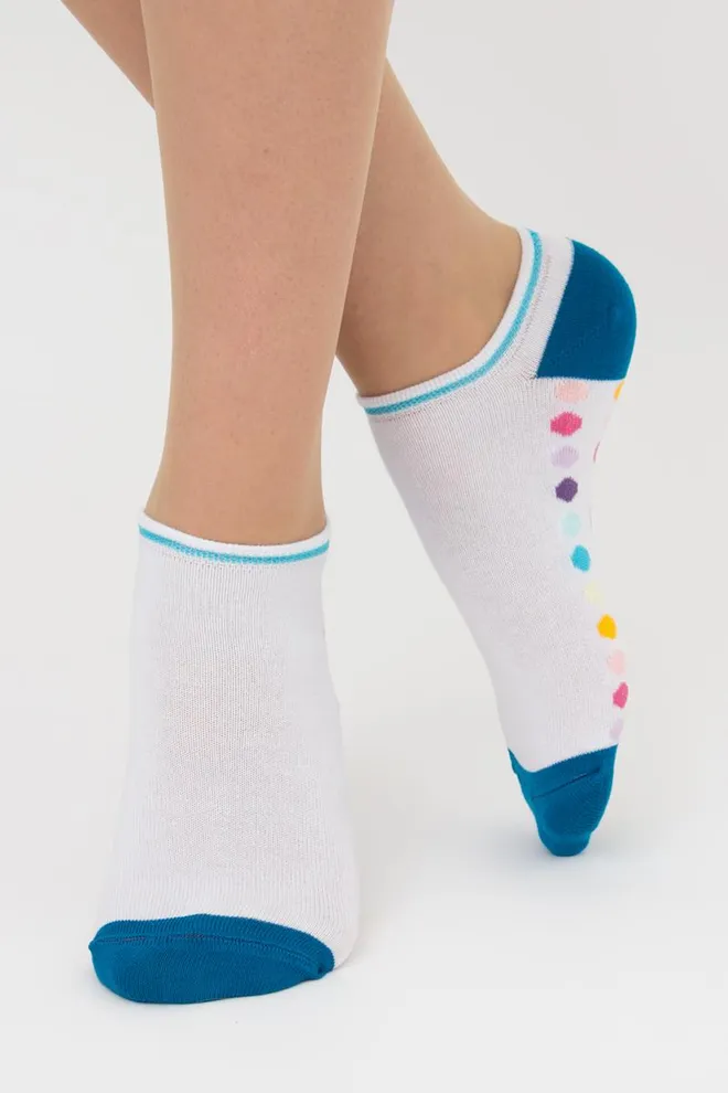 Набір кольорових жіночих шкарпеток WS1 SET 4 Giulia 5 пар(white)