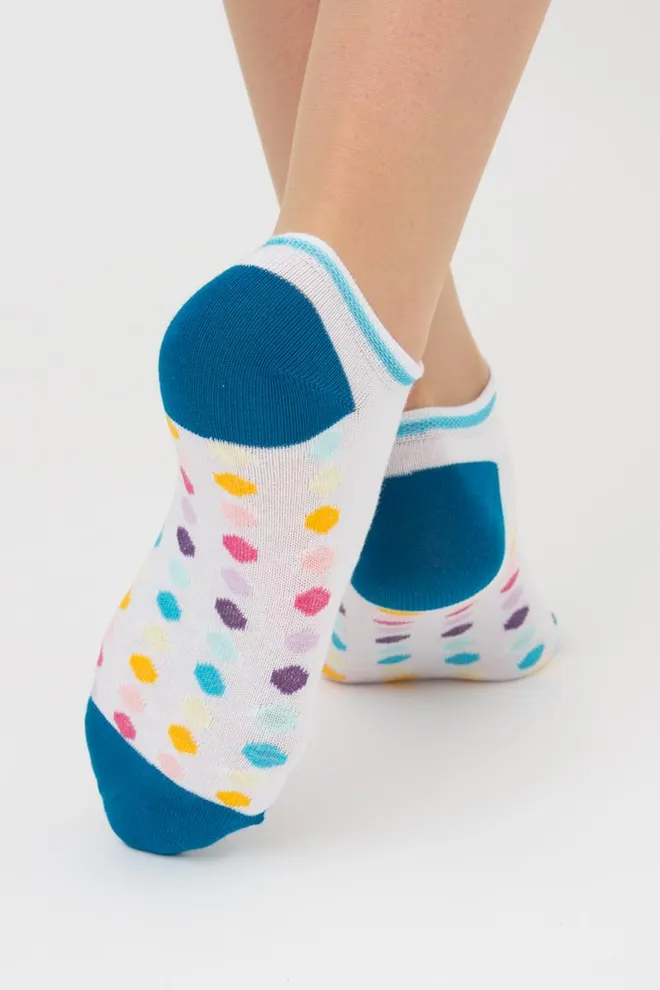 Набір кольорових жіночих шкарпеток WS1 SET 4 Giulia 5 пар(white)