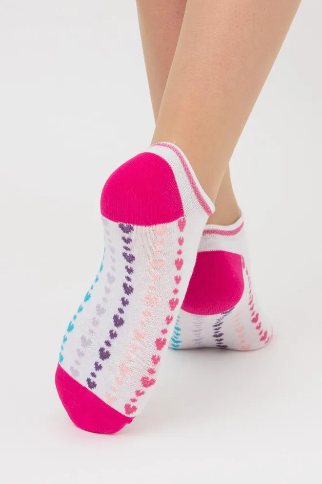 Набір кольорових жіночих шкарпеток WS1 SET 4 Giulia 5 пар(white)