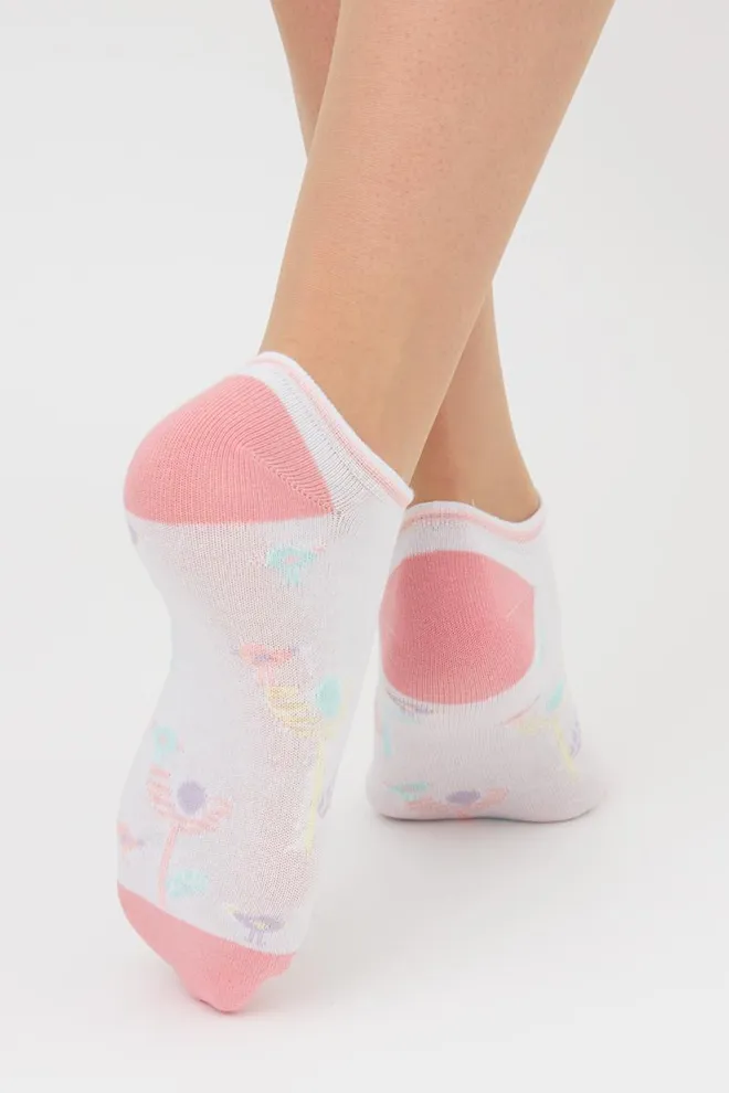 Набір кольорових жіночих шкарпеток WS1 SET 4 Giulia 5 пар(white)