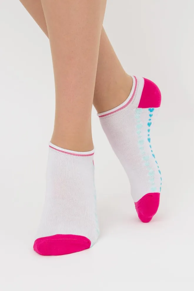 Набір кольорових жіночих шкарпеток WS1 SET 4 Giulia 5 пар(white)