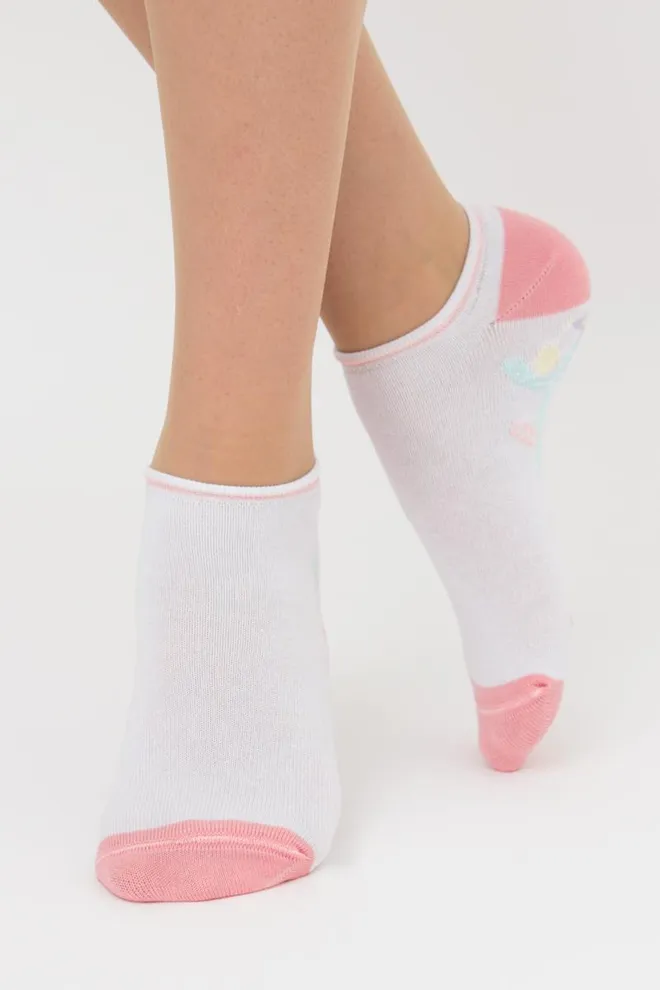 Набір кольорових жіночих шкарпеток WS1 SET 4 Giulia 5 пар(white)