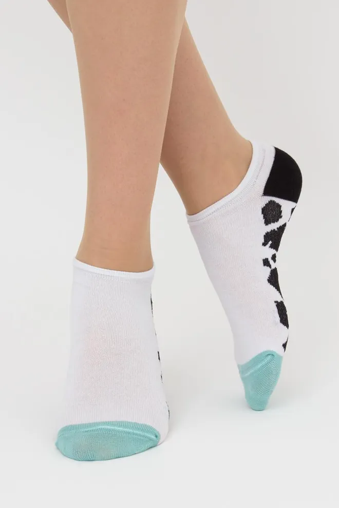Набір кольорових жіночих шкарпеток WS1 SET 5 Giulia 5 пар (white)