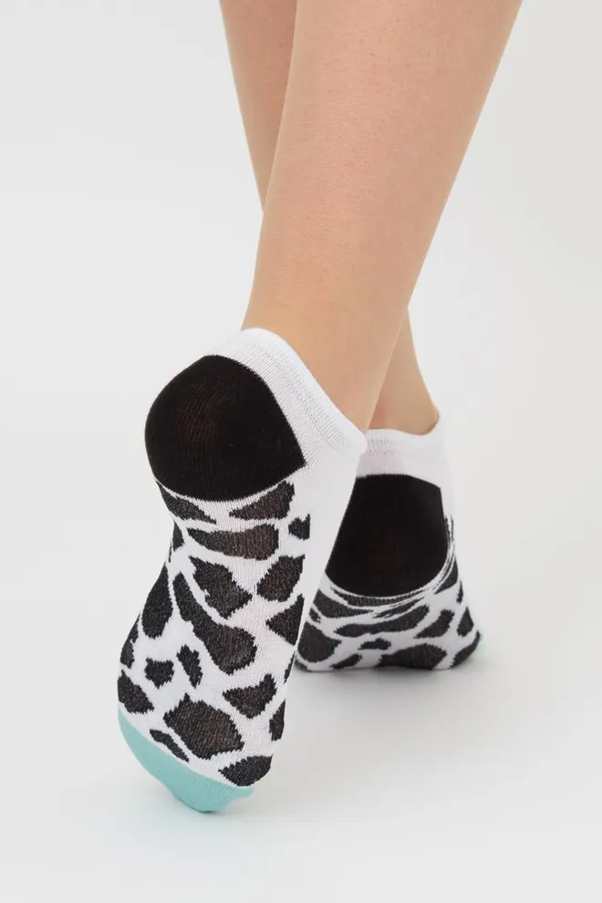 Набір кольорових жіночих шкарпеток WS1 SET 5 Giulia 5 пар (white)