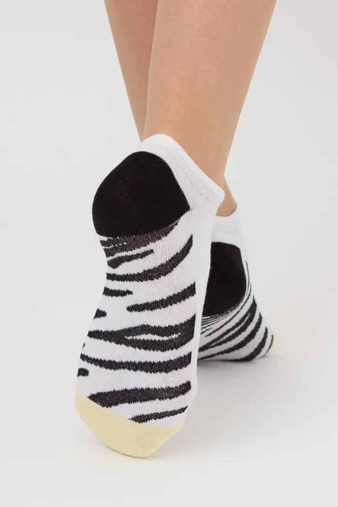 Набір кольорових жіночих шкарпеток WS1 SET 5 Giulia 5 пар (white)