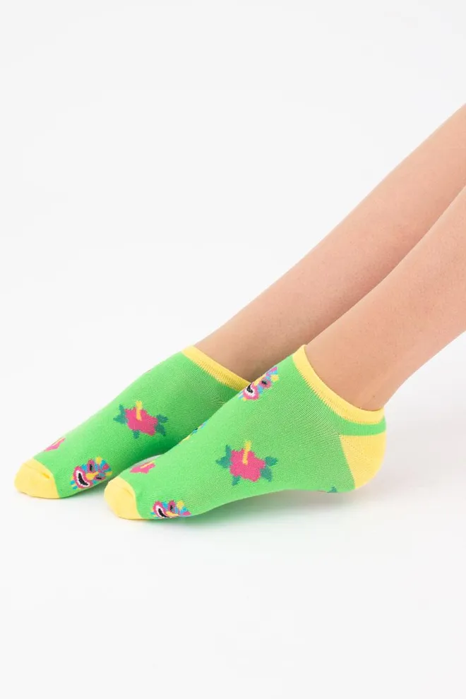 Носки женские невидимые Ws1 tropic 001 Giulia (jasmine)