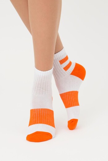 Жіночі спортивні шкарпетки WS2C/SpTe-002 Giulia (orange)