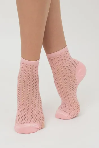 Шкарпетки жіночі классические ажурні WS2 Air Pa 008 Giulia (blossom)