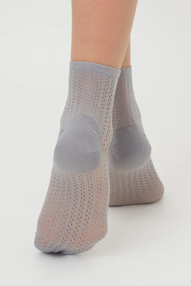 Шкарпетки жіночі классические ажурні WS2 Air Pa 008 Giulia (griffin)