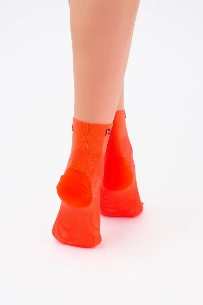 Носки женские короткие спортивные WS2 air pa 009 Giulia (orange neon)