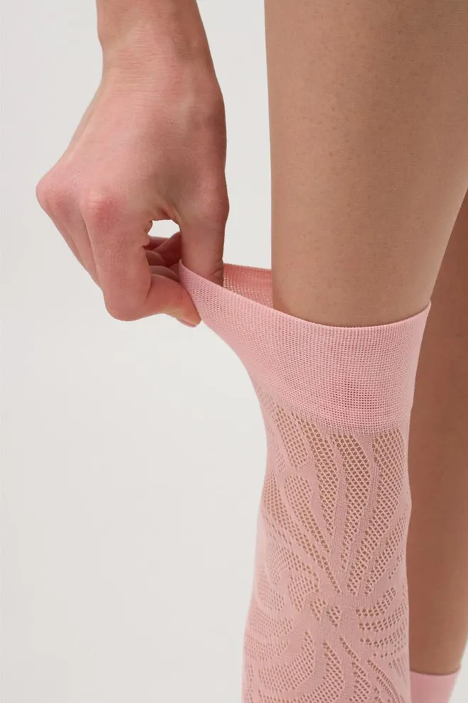 Шкарпетки жіночі классические ажурні WS2 Air Pa 010 Giulia (blossom)