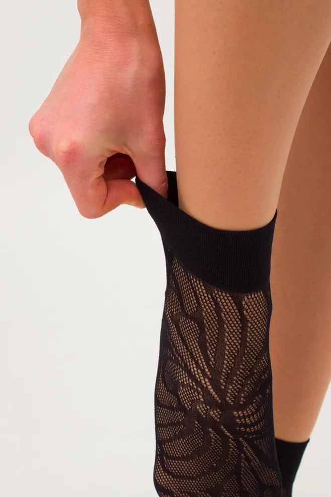 Шкарпетки жіночі классические ажурні WS2 Air Pa 010 Giulia (black)