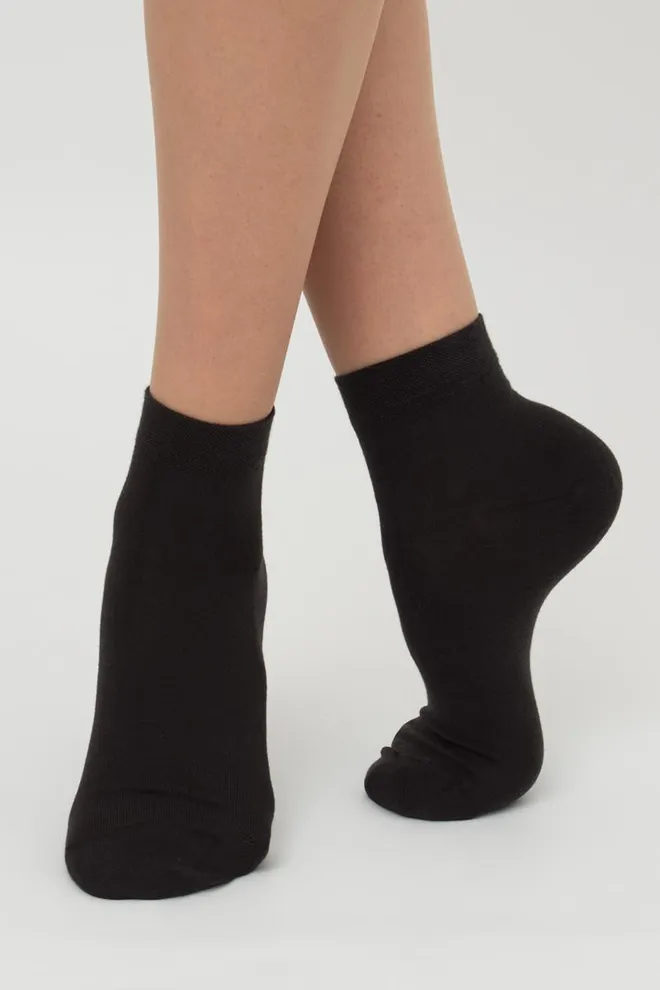 Шкарпетки жіночі низькі Ws2 classic Giulia 2 пари (haze/iron)