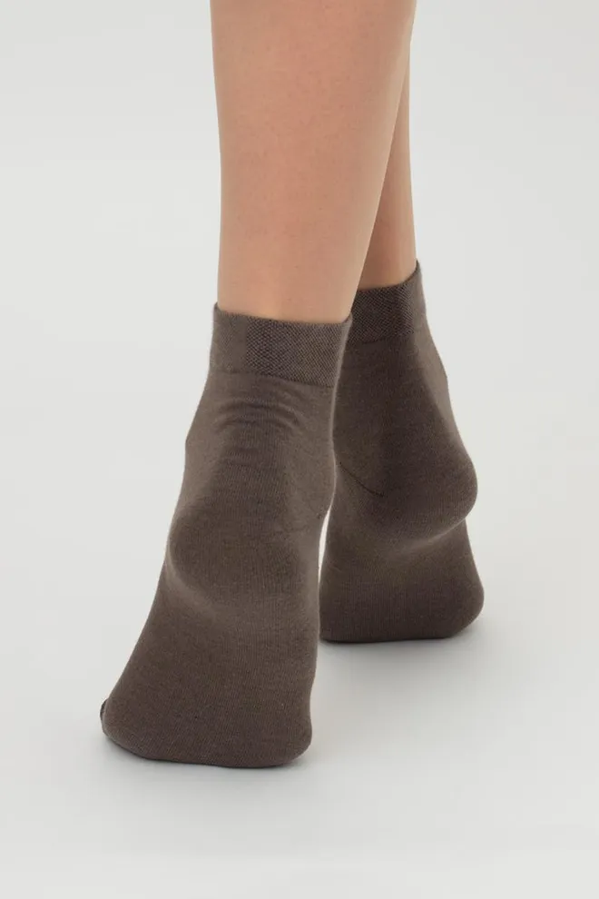 Шкарпетки жіночі низькі Ws2 classic Giulia 2 пари (haze/iron)