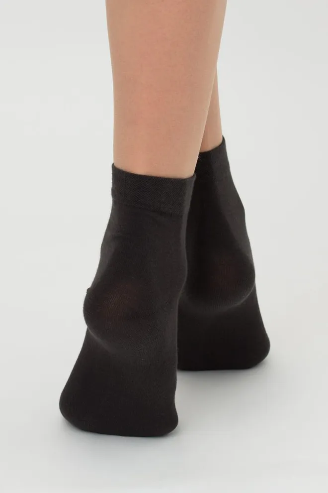 Шкарпетки жіночі низькі Ws2 classic Giulia 2 пари (haze/iron)