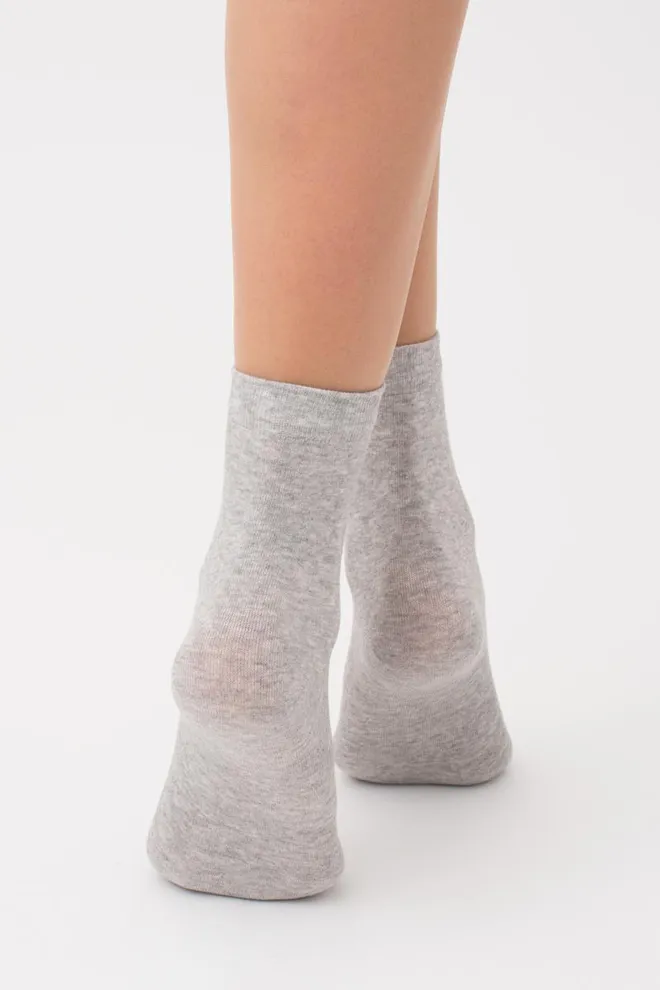 Шкарпетки жіночі Ws2 Classic Giulia (light grey melange)