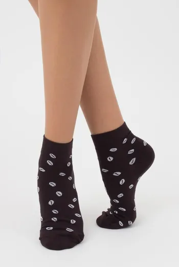 Носки женские классические с принтом WS2 coffee 001 Giulia (caffe) Носки женские классические с принтом WS2 coffee 001 Giulia (caffe)