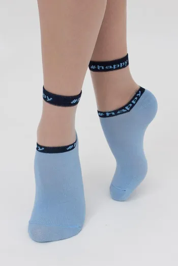 Шкарпетки жіночі класичні Ws2 cristal 039 Giulia (baby blue)