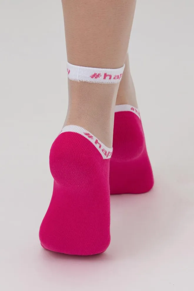 Шкарпетки жіночі класичні Ws2 cristal 039 Giulia (fuxia)