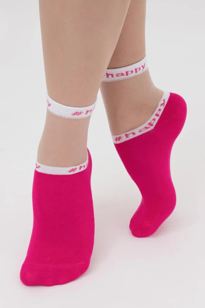 Шкарпетки жіночі класичні Ws2 cristal 039 Giulia (fuxia)