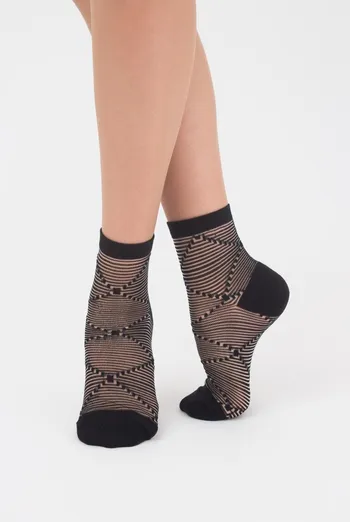 Шкарпетки жіночі класичні Ws2 cristal 049 Giulia (nero), чорний Шкарпетки жіночі класичні Ws2 cristal 049 Giulia (nero), чорний