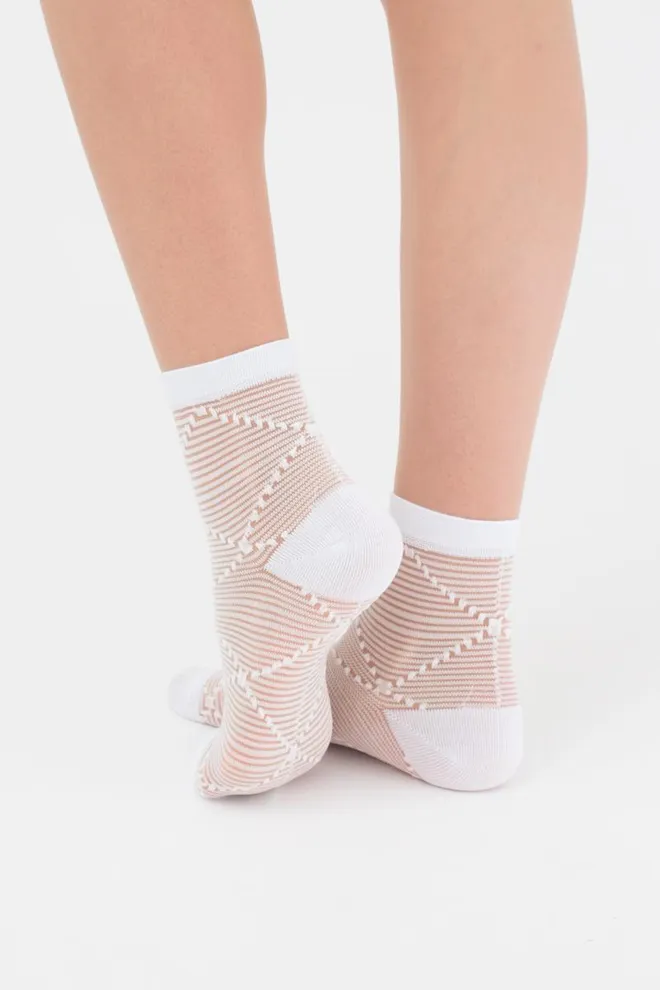 Шкарпетки жіночі класичні Ws2 cristal 049 Giulia (bianco)