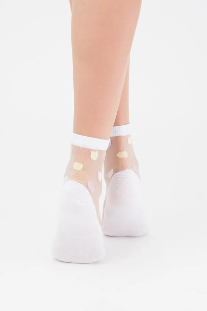 Шкарпетки жіночі класичні Ws2 cristal 064 Giulia (pearl)