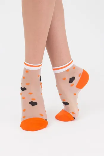 Шкарпетки жіночі класичні Ws2 cristal 065 Giulia (orange)