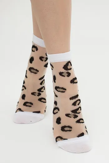 Шкарпетки жіночі класичні Ws2 cristal 070 Giulia (bianco) Шкарпетки жіночі класичні Ws2 cristal 070 Giulia (bianco)