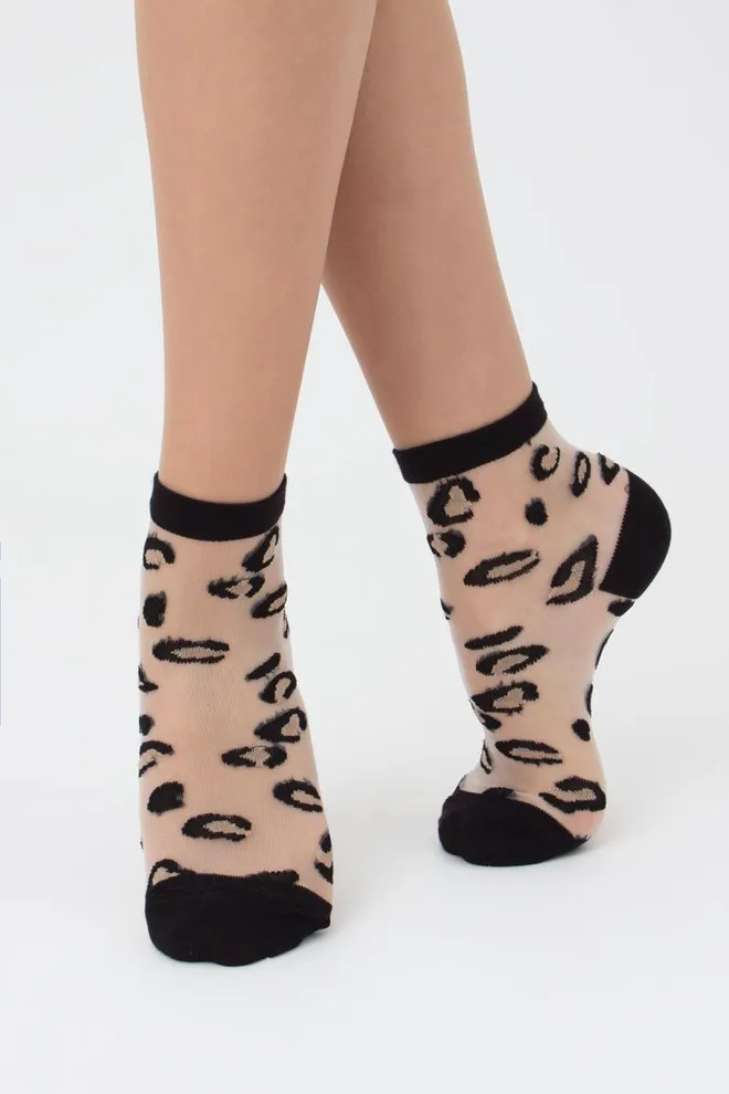 Шкарпетки жіночі класичні Ws2 cristal 070 Giulia (nero)