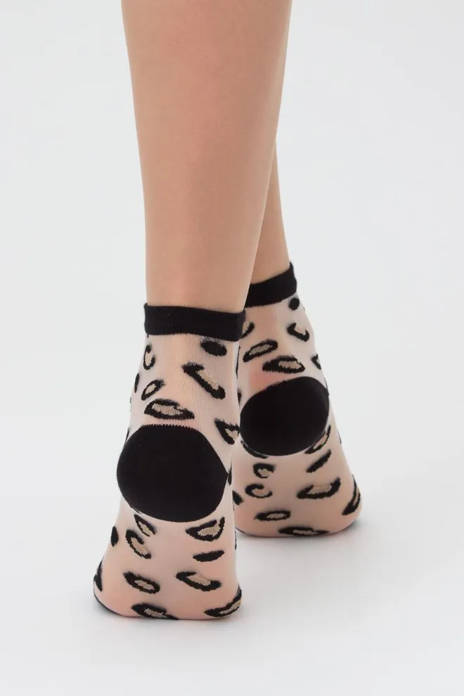 Шкарпетки жіночі класичні Ws2 cristal 070 Giulia (nero)