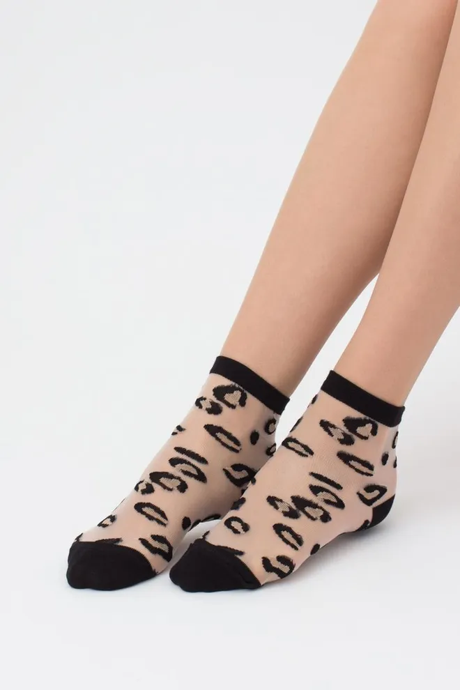 Шкарпетки жіночі класичні Ws2 cristal 070 Giulia (nero)