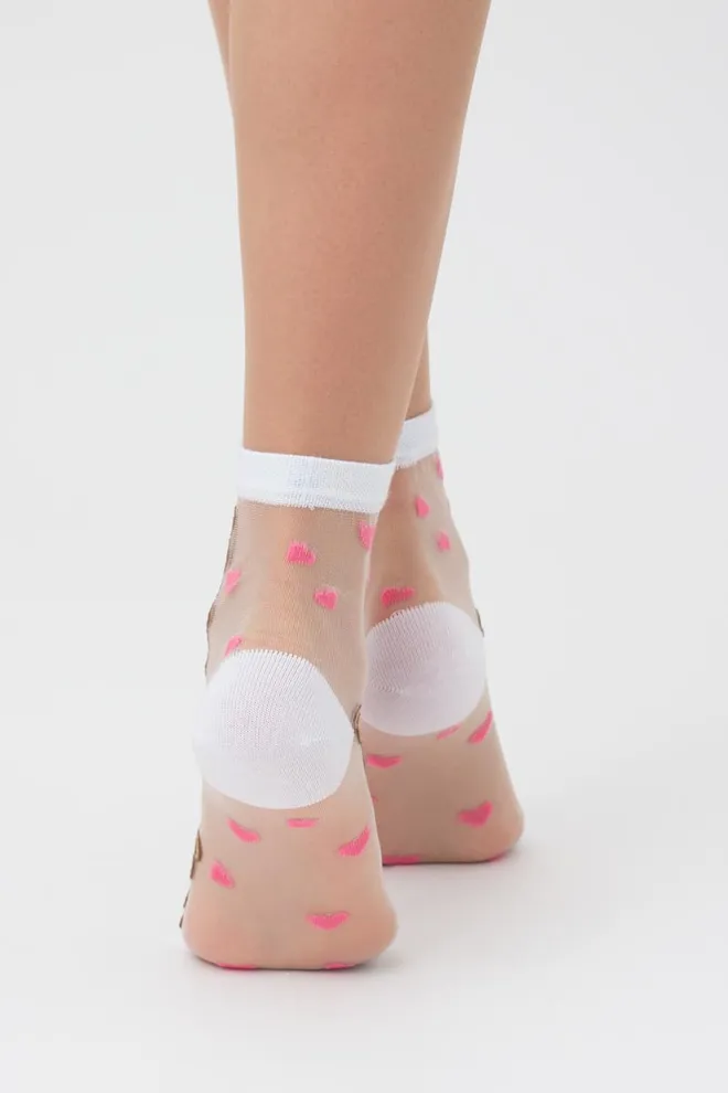 Шкарпетки жіночі класичні Ws2 cristal 072 Giulia (bianco)