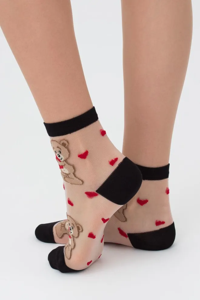 Шкарпетки жіночі класичні Ws2 cristal 072 Giulia (nero), чорний