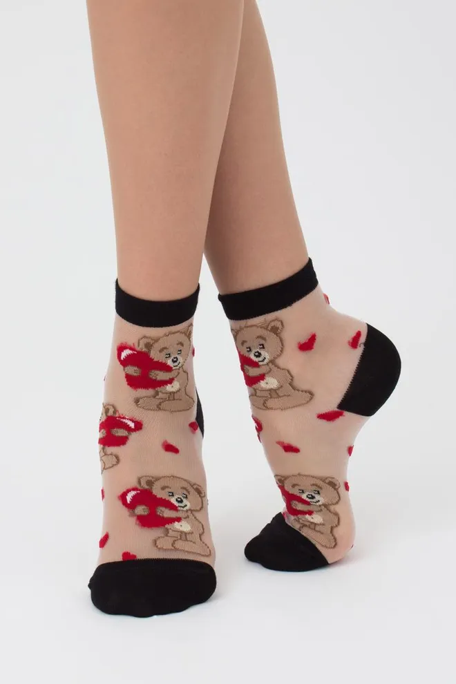 Шкарпетки жіночі класичні Ws2 cristal 072 Giulia (nero), чорний