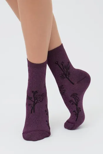 Носки женские с люрексом Ws3 art deco lurex 003 Giulia (shiny pink metallic) Носки женские с люрексом Ws3 art deco lurex 003 Giulia (shiny pink metallic)