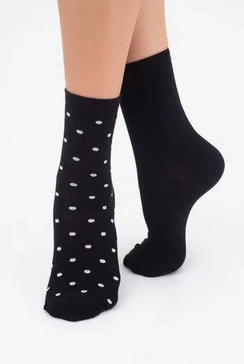 Шкарпетки жіночі класичні Ws3 classic + Ws basic 001 Giulia 2 пари (black)