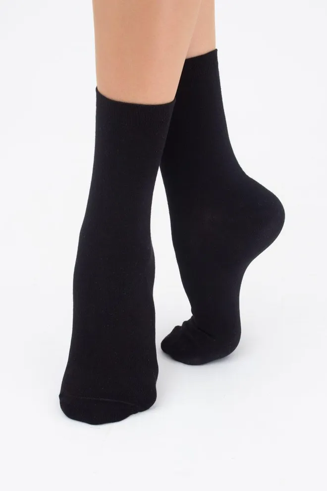 Шкарпетки жіночі класичні Ws3 classic + Ws basic 001 Giulia 2 пари (black)