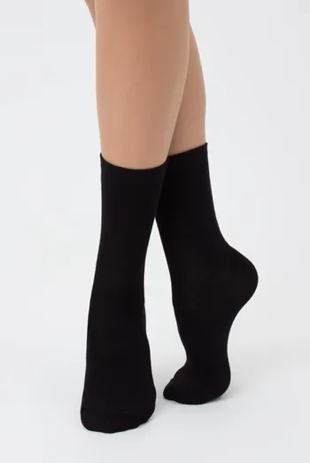 Носки женские классические Ws3 classic Giulia 2 пары (black/black), черный Носки женские классические Ws3 classic Giulia 2 пары (black/black), черный