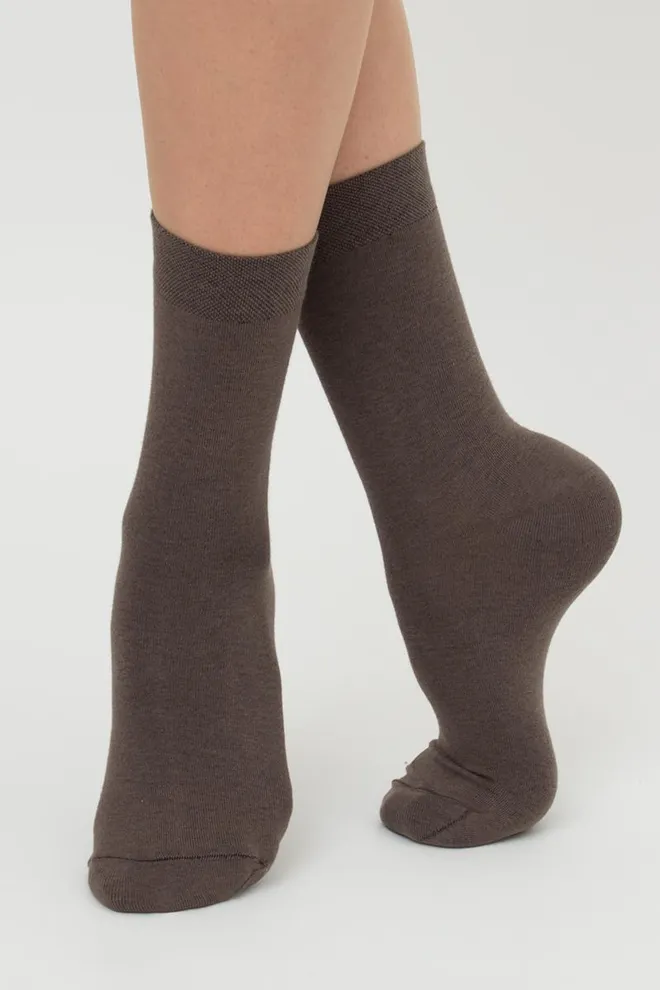 Шкарпетки жіночі класичні Ws3 classic Giulia 2 пари (haze/iron)