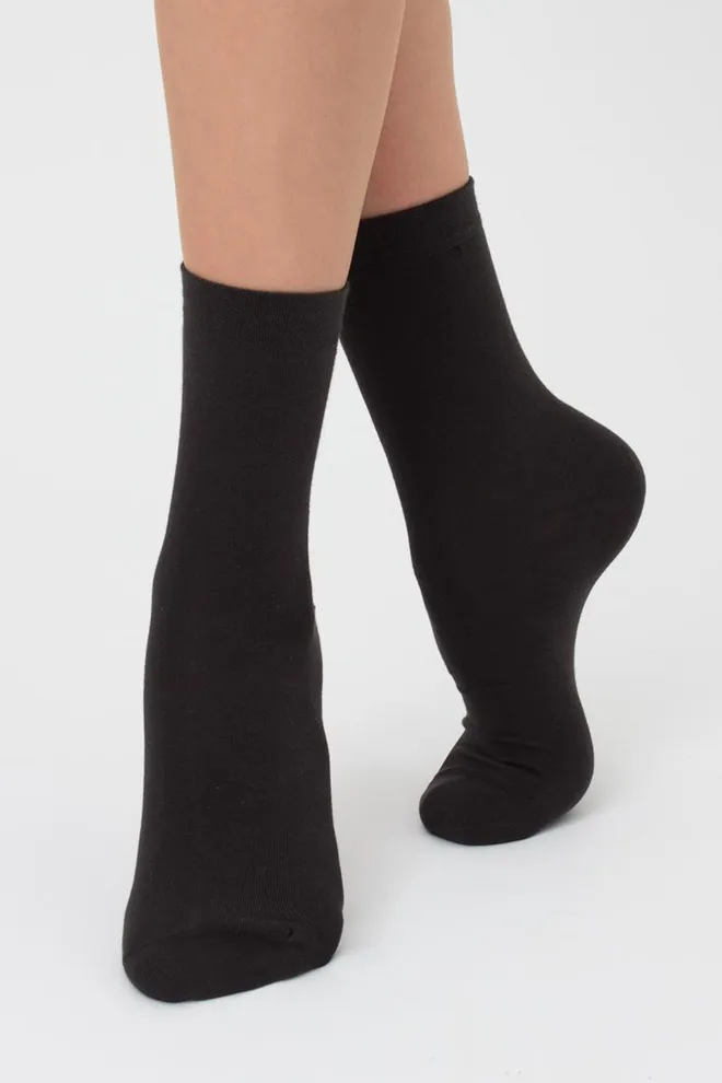 Шкарпетки жіночі класичні Ws3 classic Giulia 2 пари (navy/iron)