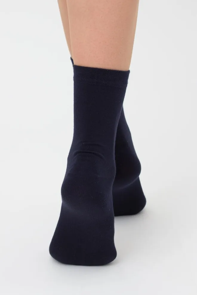Шкарпетки жіночі класичні Ws3 classic Giulia 2 пари (navy/iron)