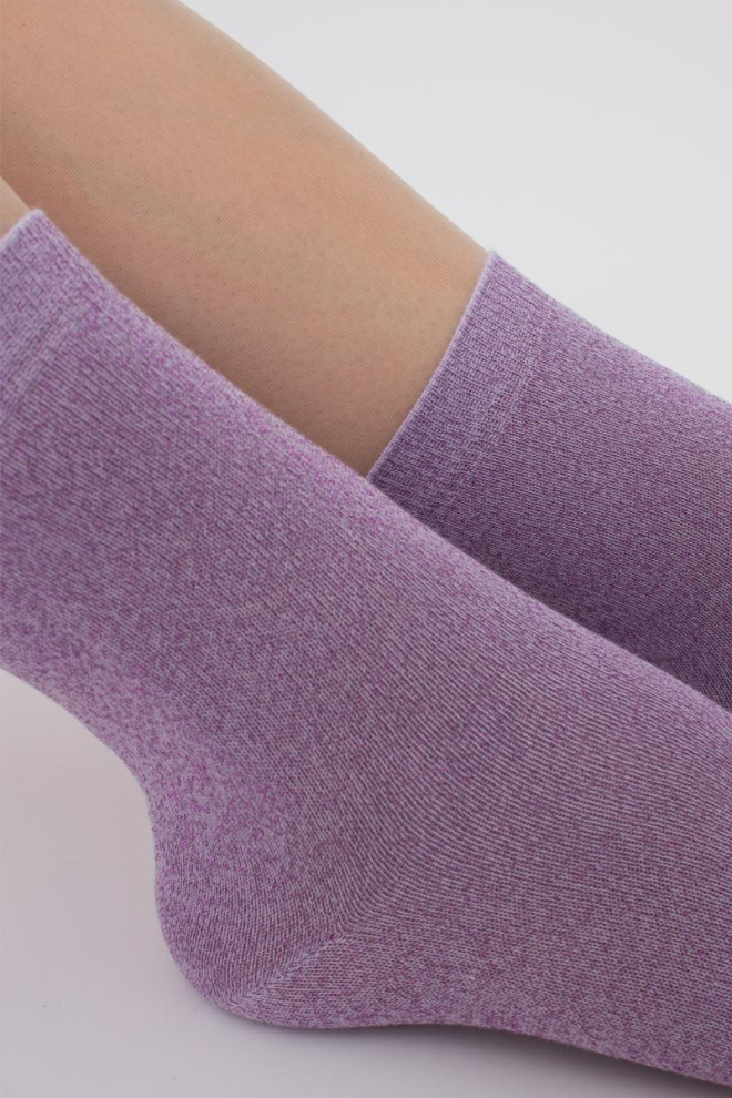Носки женские с люрексом Ws3 Classic Lurex Giulia (lilac/pink)