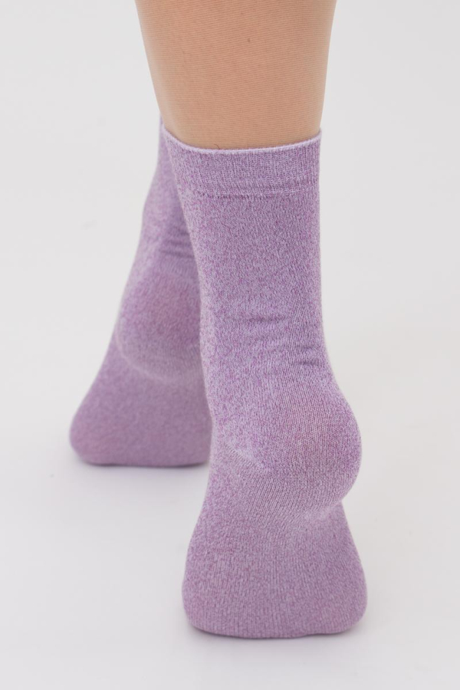 Носки женские с люрексом Ws3 Classic Lurex Giulia (lilac/pink)