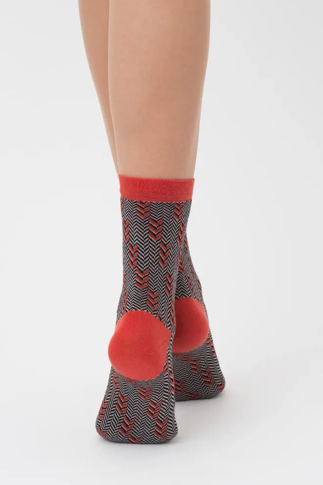 Носки женские классические с притом WS3 jaccard 002 Giulia (ginger)
