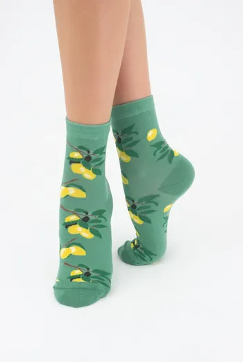 Носки женские классические с фруктами WS3 soft berry 001 Giulia (technological green) Носки женские классические с фруктами WS3 soft berry 001 Giulia (technological green)