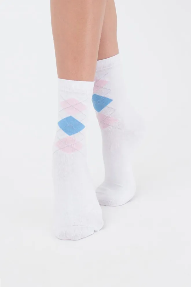 Носки женские классические Ws3 soft fashion 010 Ws3c/sl-010 Giulia (bianco)